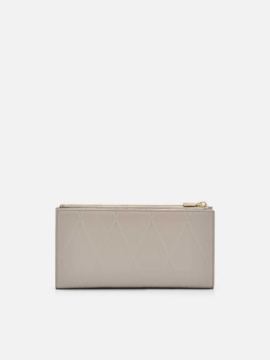 Leather Bi-Fold Long Wallet