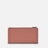 Leather Bi-Fold Long Wallet