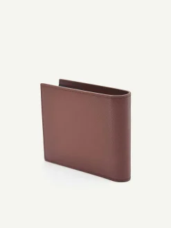 Leather Bi-Fold Wallet With Coin Pouch