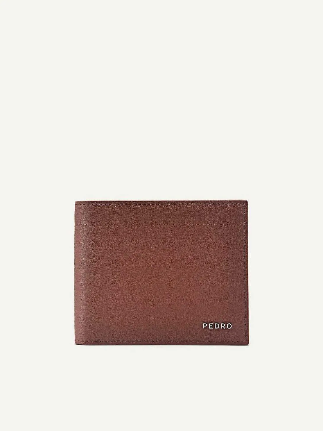 Leather Bi-Fold Wallet With Coin Pouch