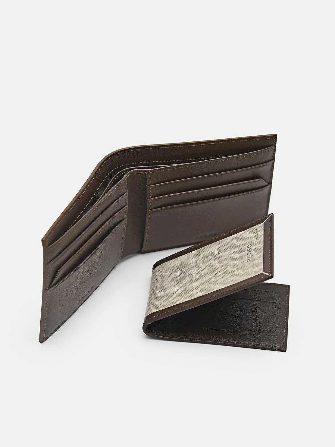 Leather Bi-Fold Wallet With Insert