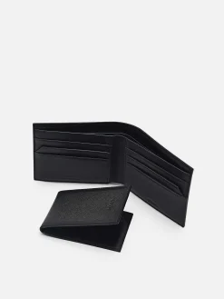 Leather Bi-Fold Wallet With Insert