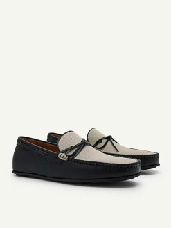 Leather Bow Driving Shoes