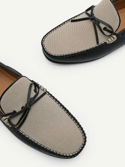 Leather Bow Driving Shoes