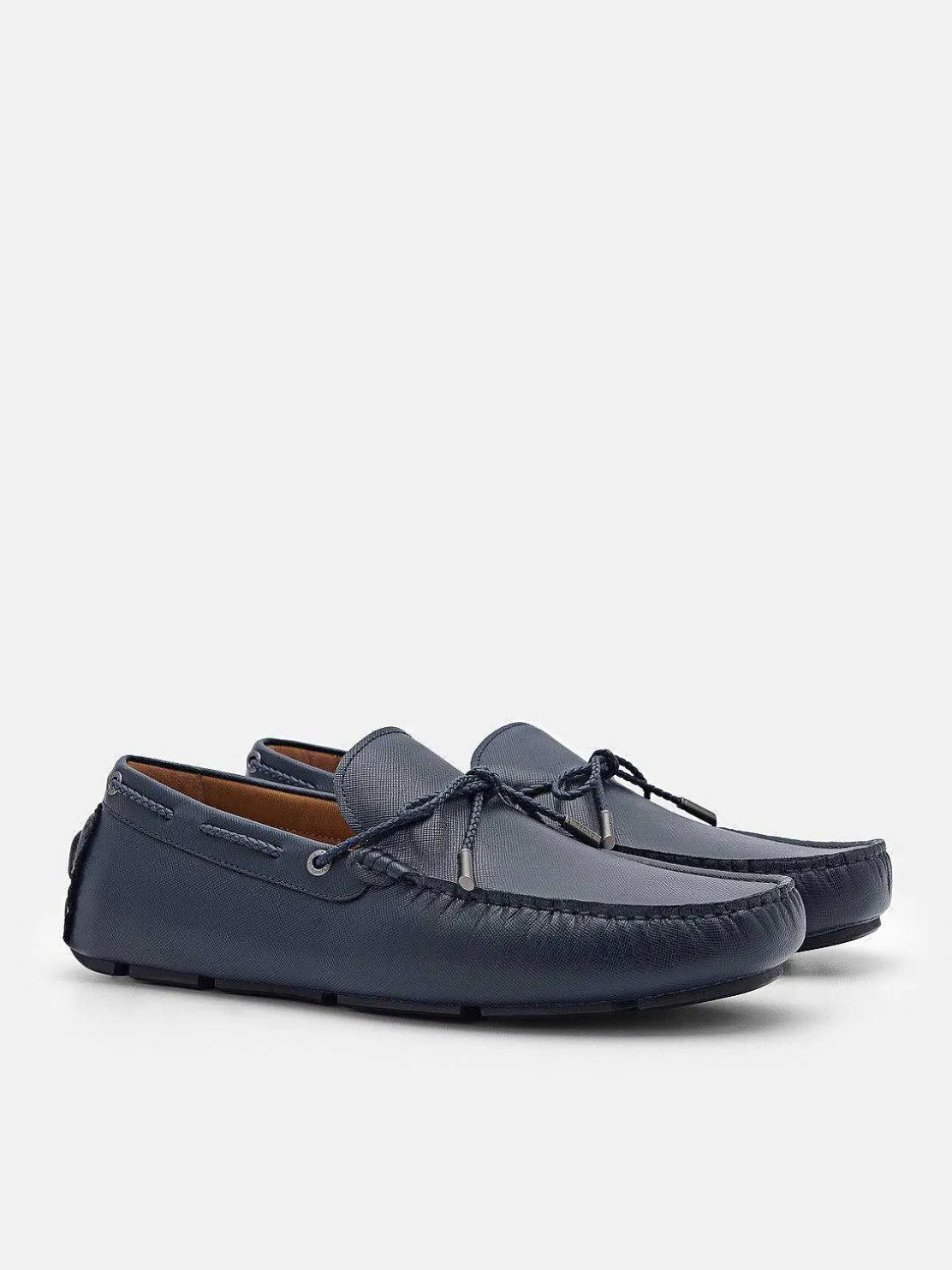 Leather Bow Driving Shoes