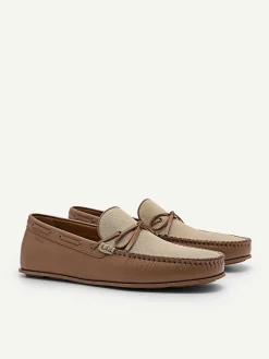 Leather Bow Driving Shoes