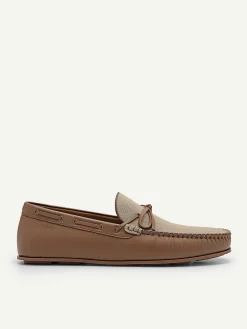 Leather Bow Driving Shoes