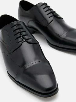 Leather Brogue Derby Shoes