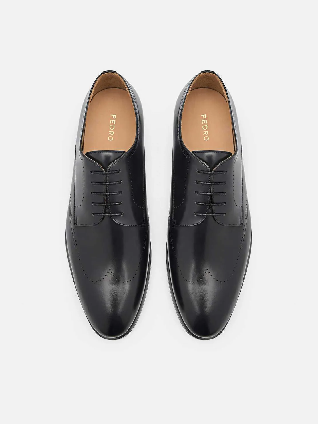 Leather Brogue Derby Shoes