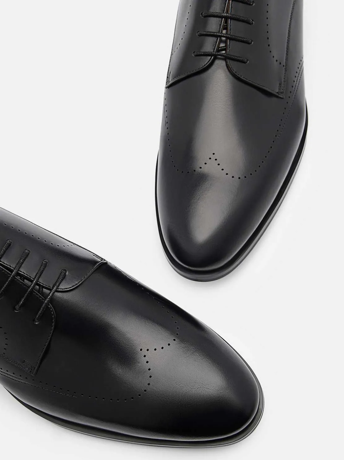 Leather Brogue Derby Shoes