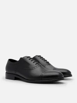 Leather Brogue Oxford Shoes