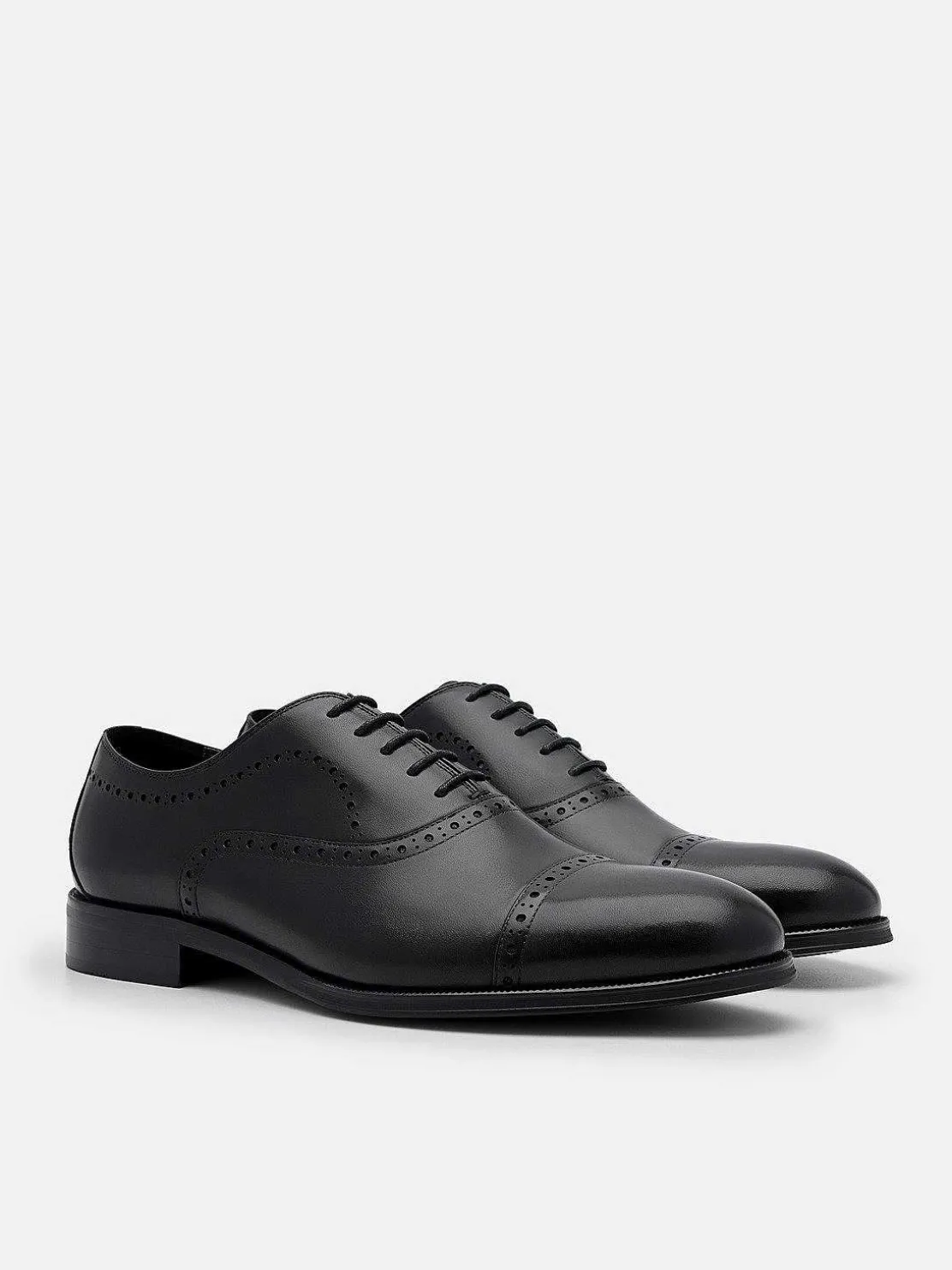 Leather Brogue Oxford Shoes