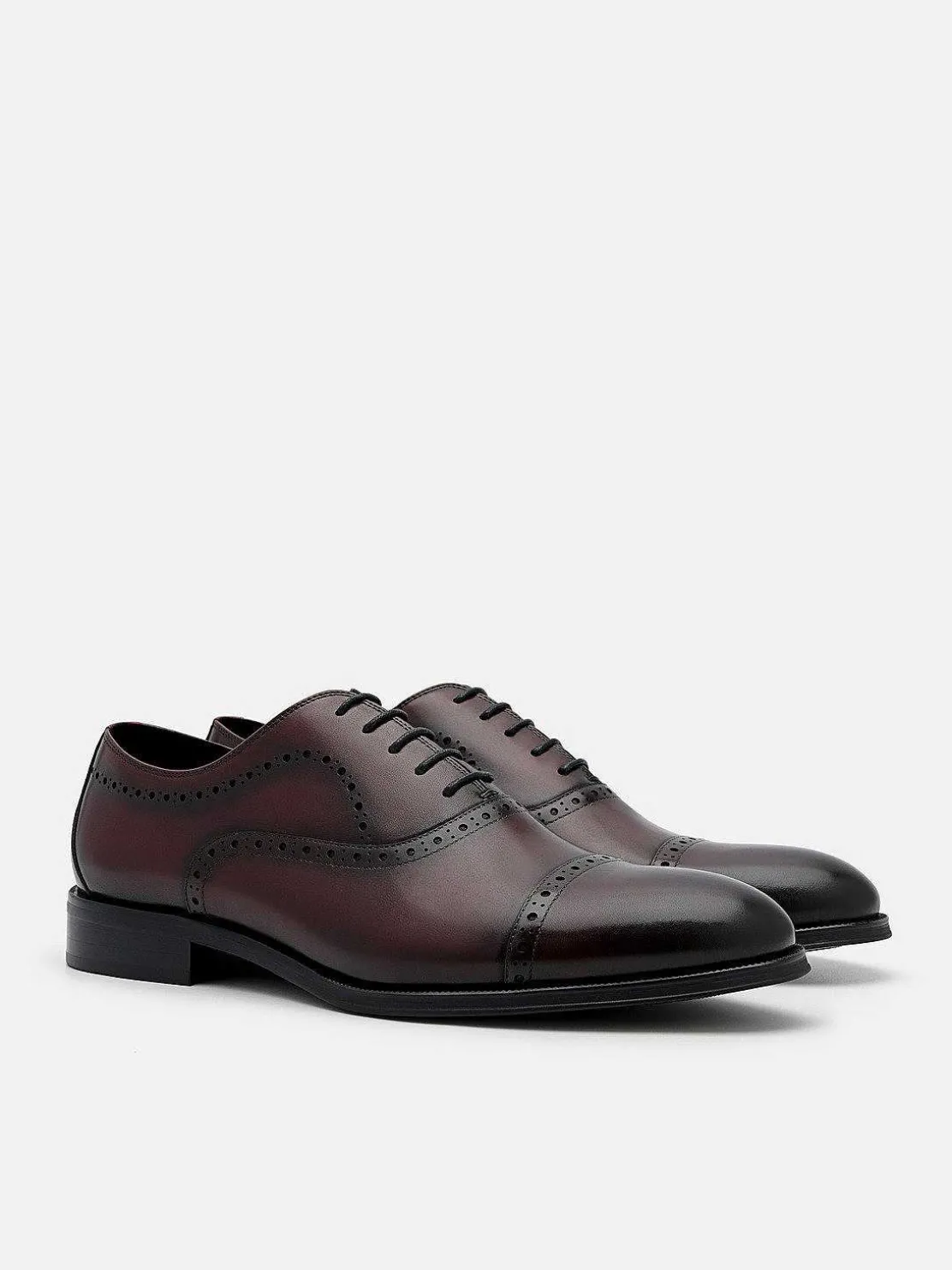 Leather Brogue Oxford Shoes