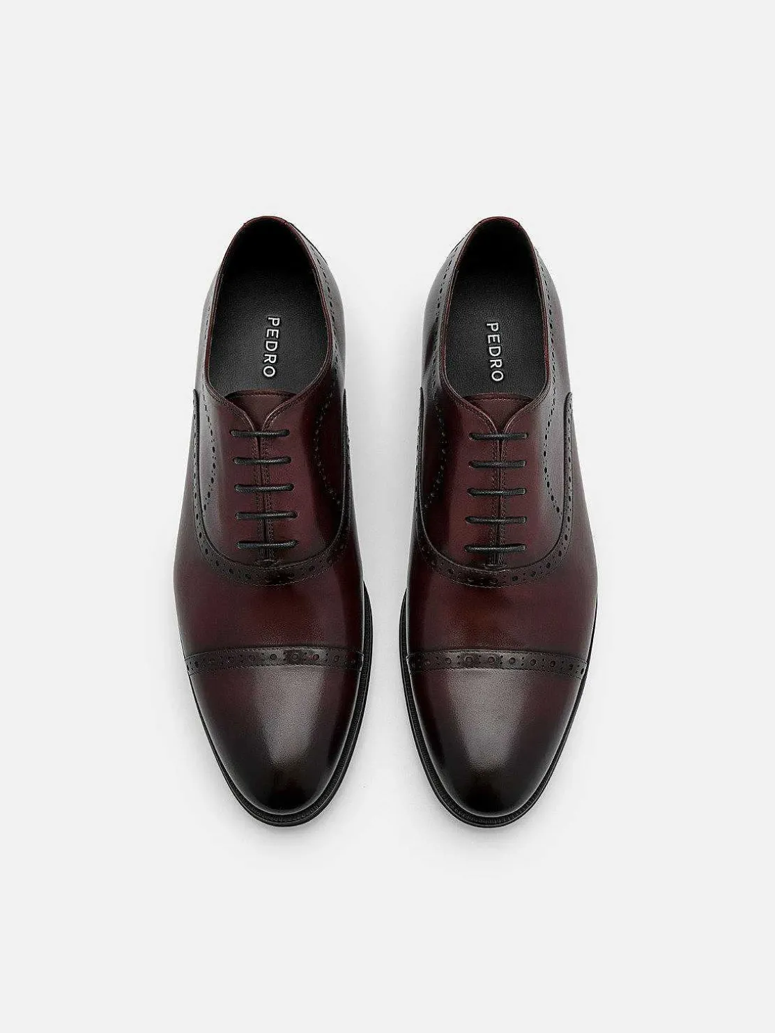Leather Brogue Oxford Shoes