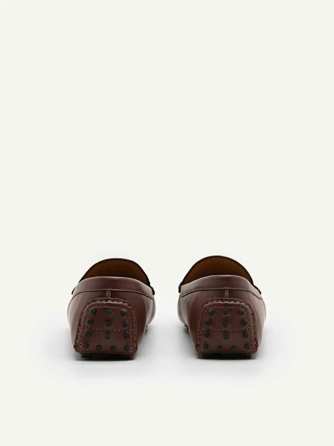Leather Buckle Driving Shoes