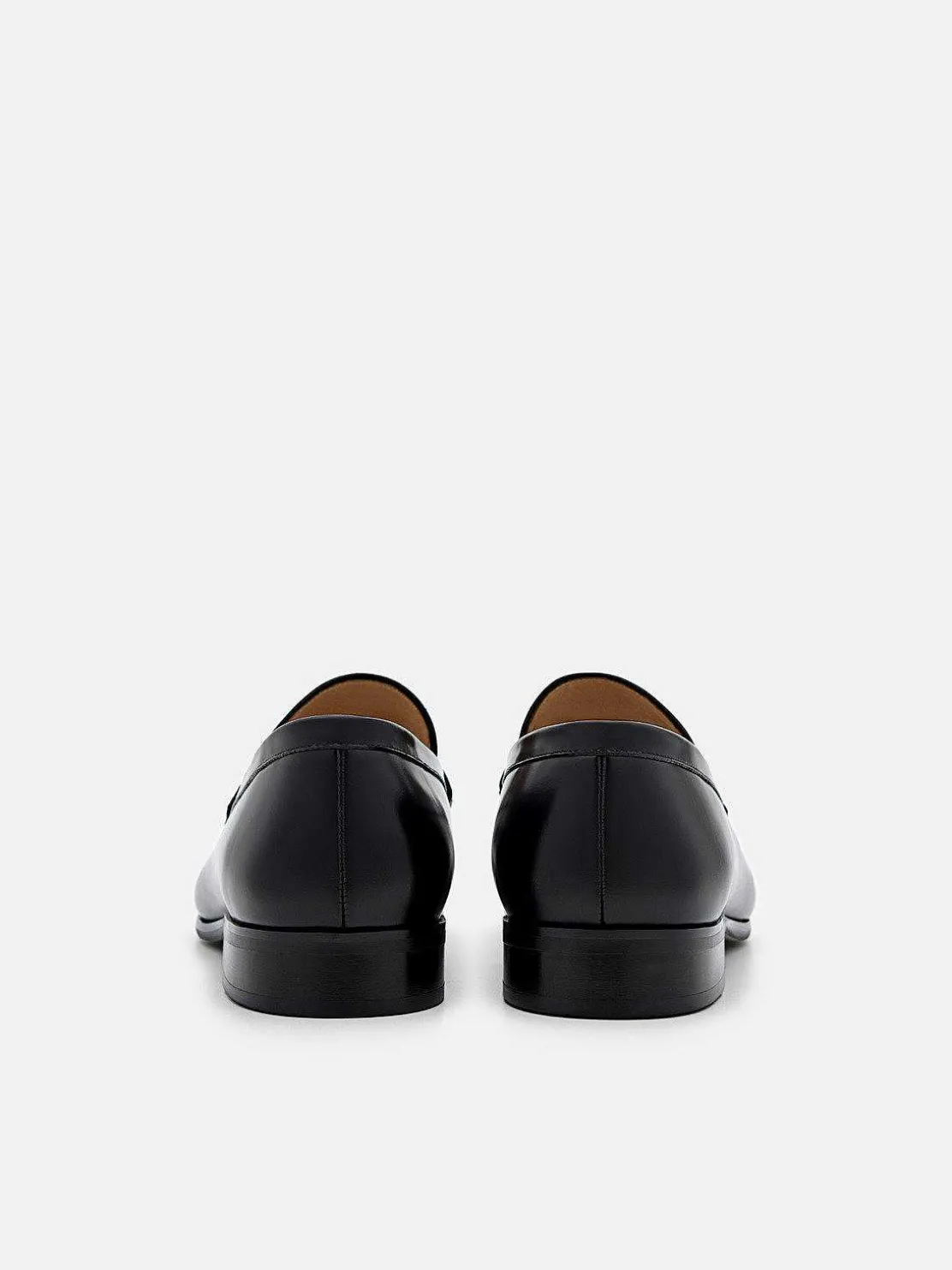 Leather Buckle Loafers