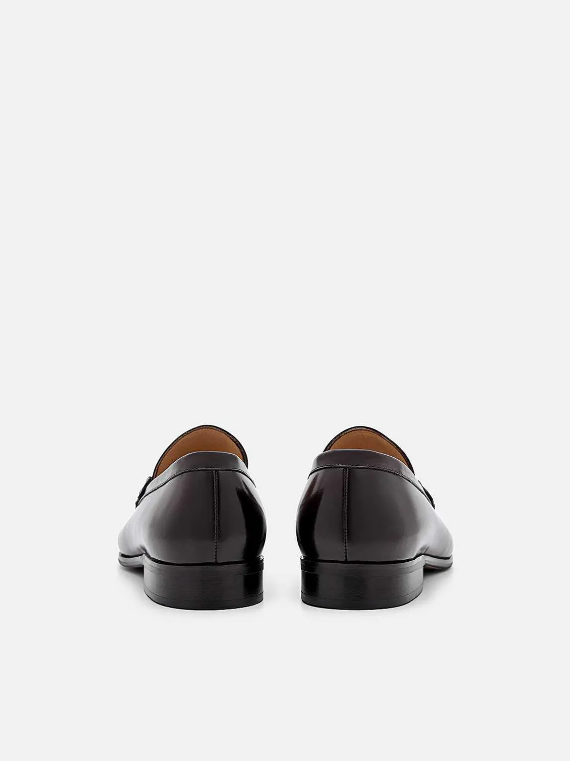 Leather Buckle Loafers