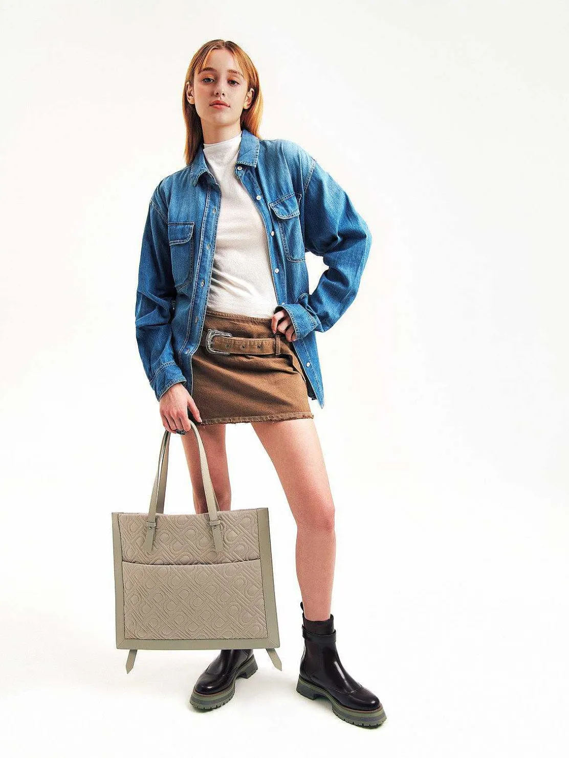 Leather Buckled Chelsea Boots