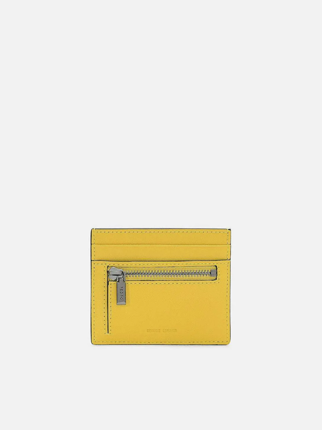 Leather Card Holder With Zipper