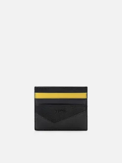 Leather Card Holder With Zipper