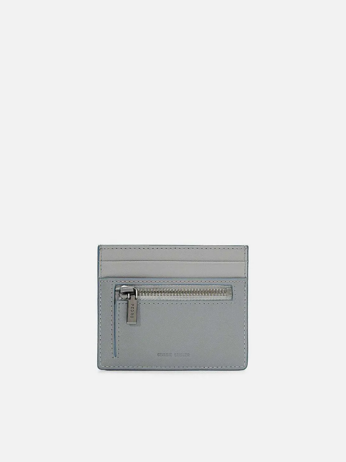 Leather Card Holder With Zipper