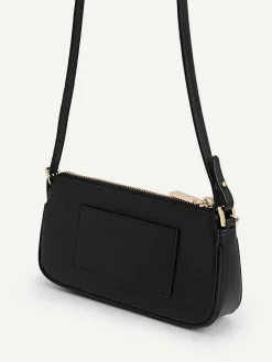 Leather Chain Detailed Shoulder Bag