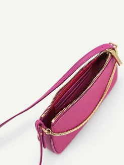 Leather Chain Detailed Shoulder Bag