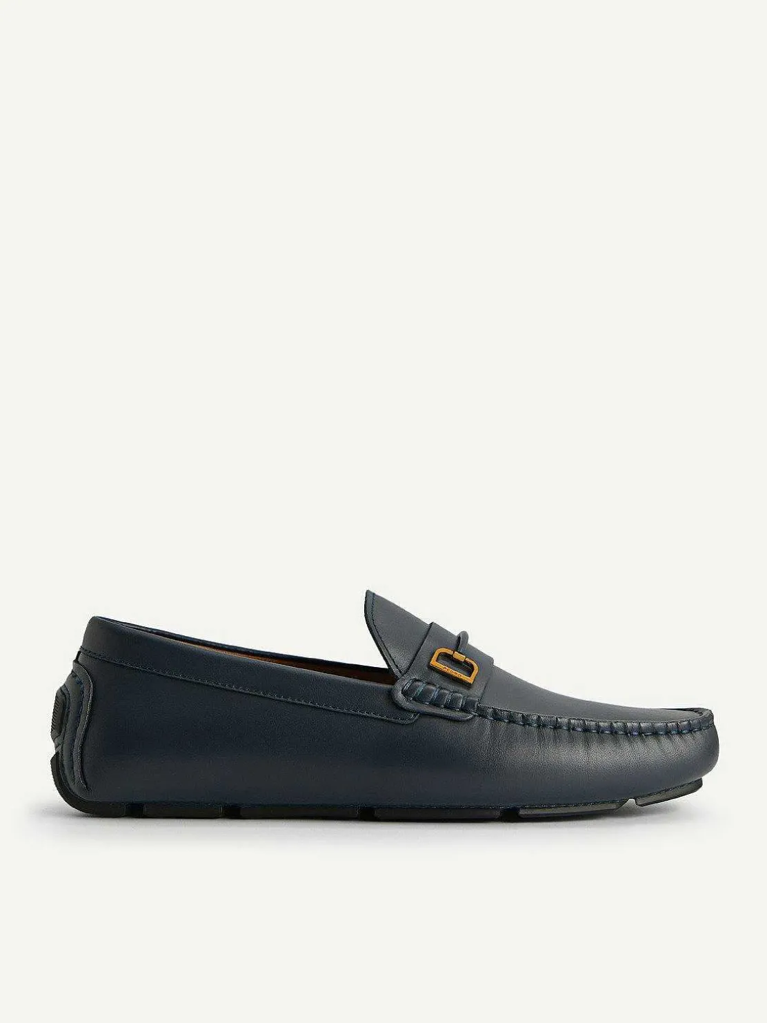 Leather Driving Shoes With Metal Bit