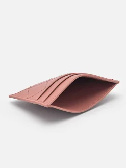 Leather Embroidered Cardholder