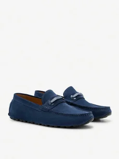 Leather Hardware Driving Shoes