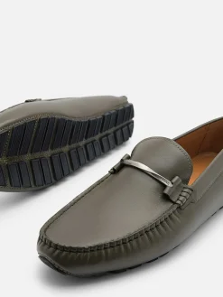 Leather Horsebit Driving Shoes
