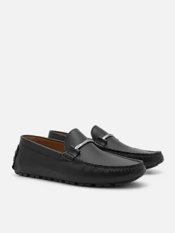 Leather Horsebit Driving Shoes