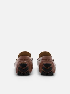 Leather Horsebit Driving Shoes