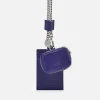 Leather Lanyard With Card Holder