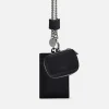 Leather Lanyard With Card Holder