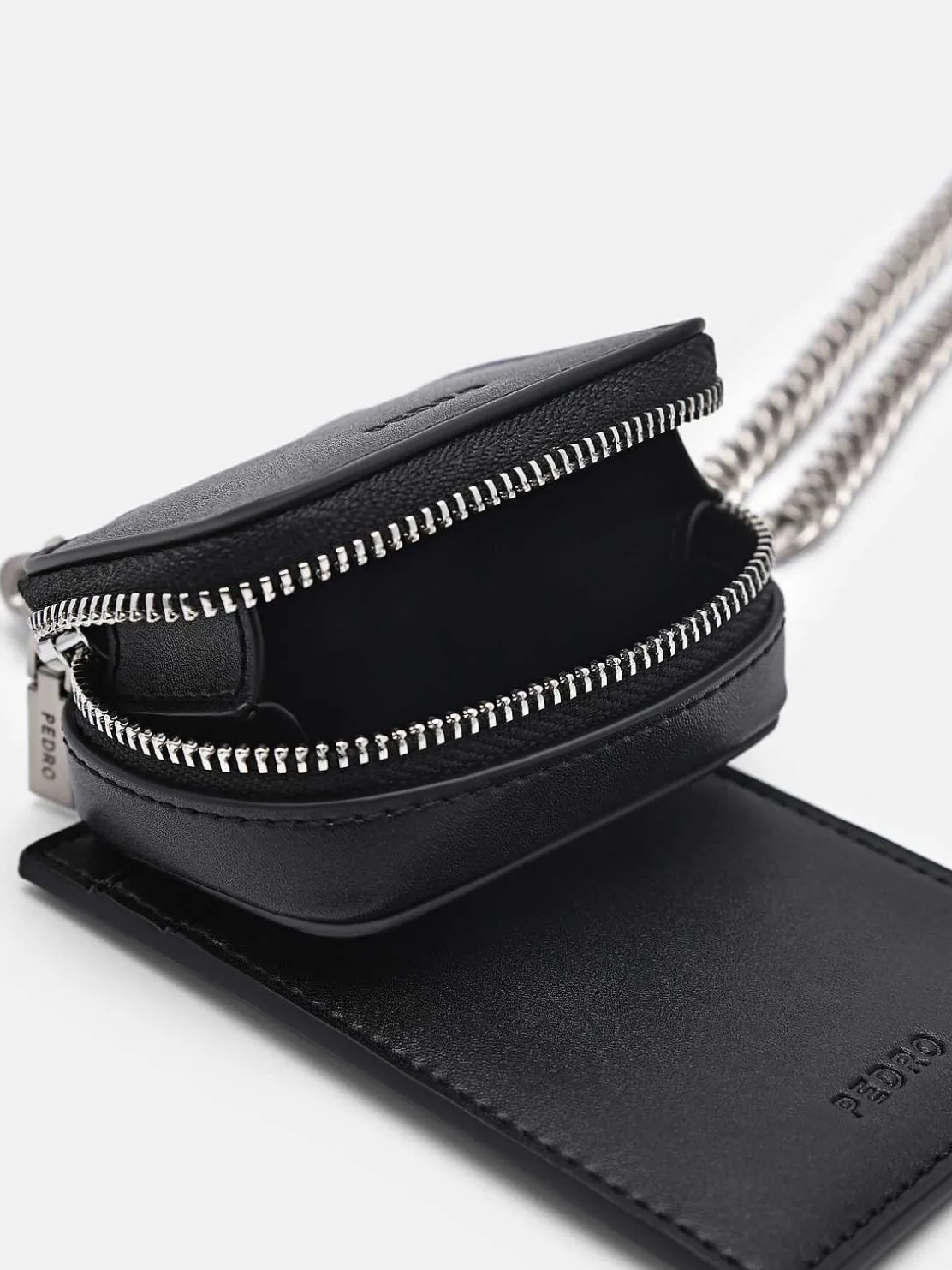 Leather Lanyard With Card Holder