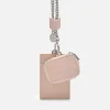 Leather Lanyard With Card Holder