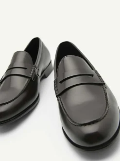Leather Penny Loafers