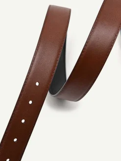 Leather Reversible Pin Belt