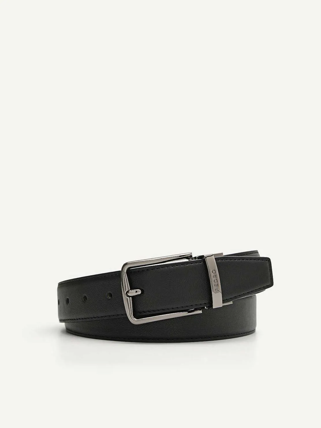 Leather Reversible Pin Belt