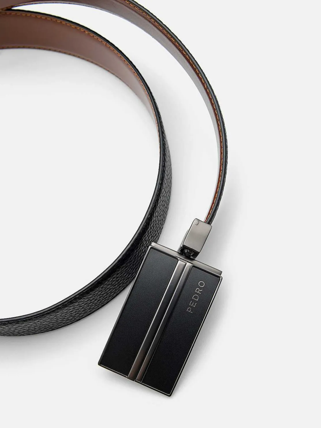 Leather Reversible Tang Belt