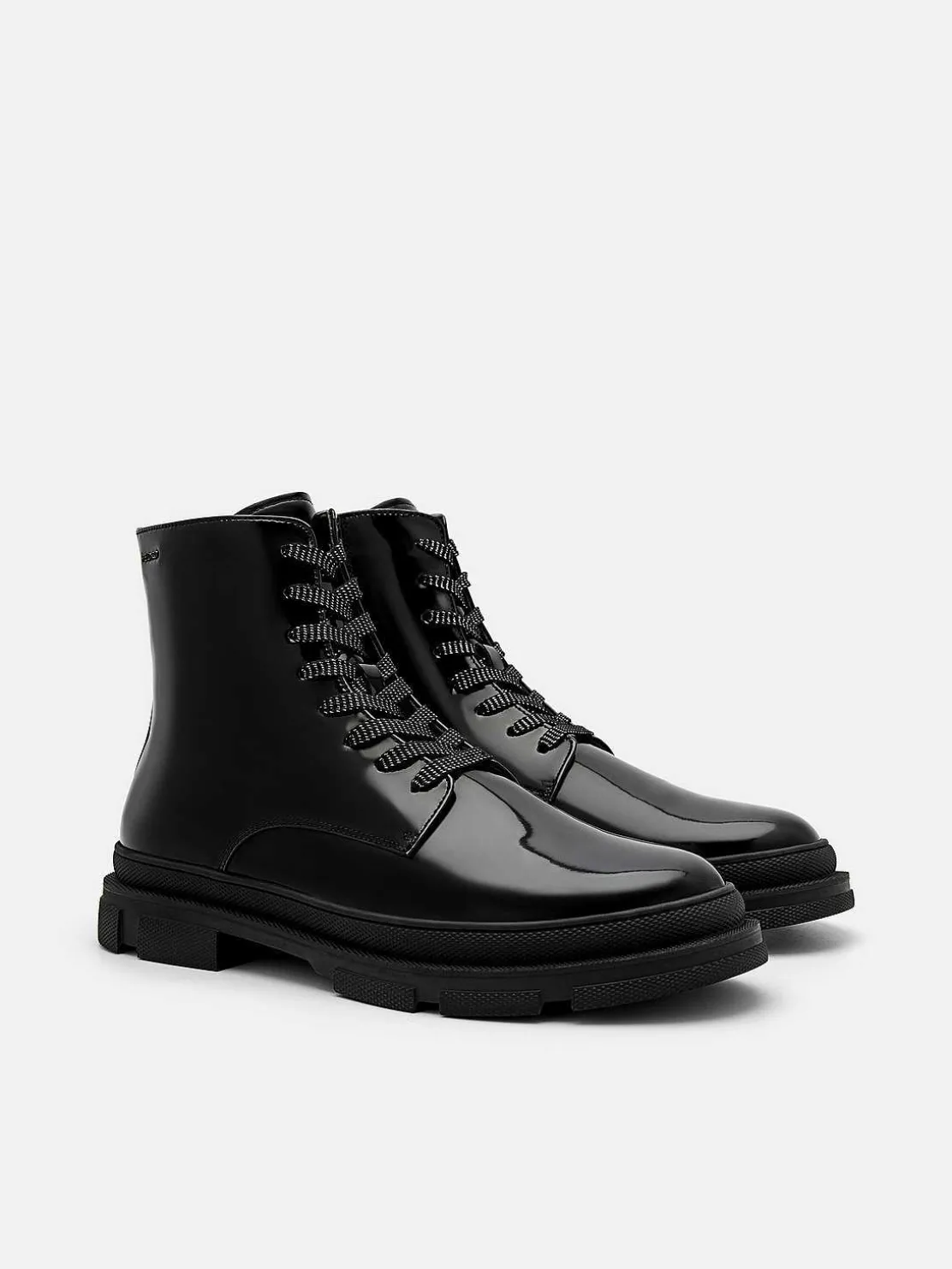 Leather Side-Zip Boots