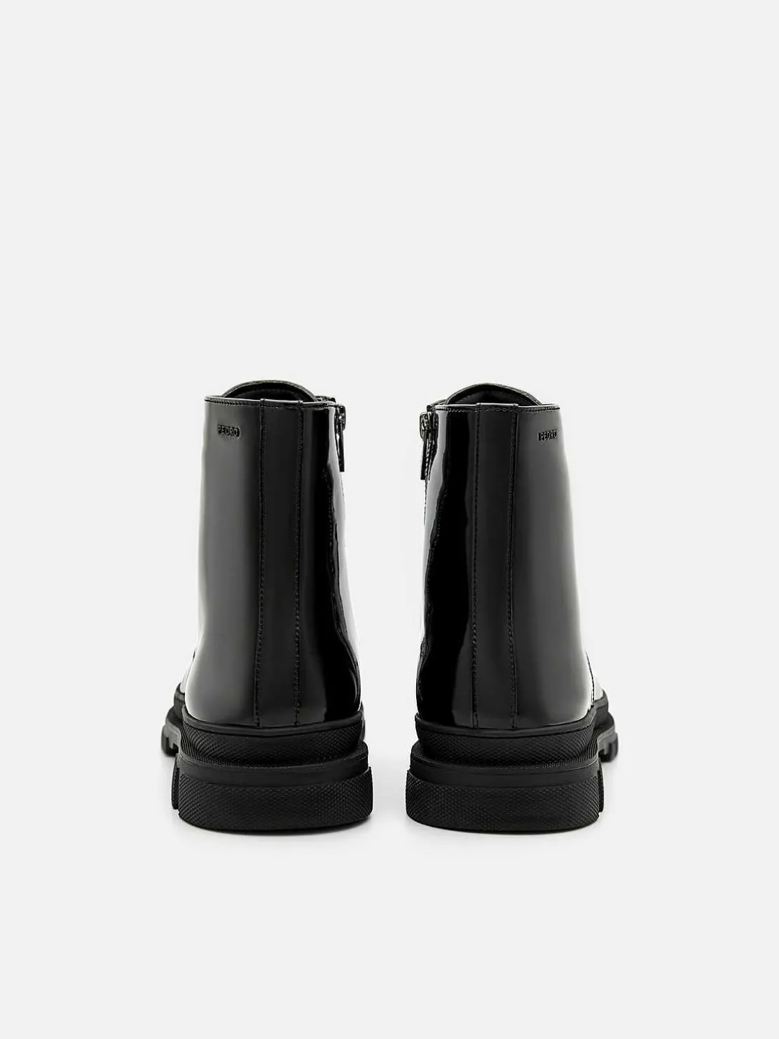 Leather Side-Zip Boots
