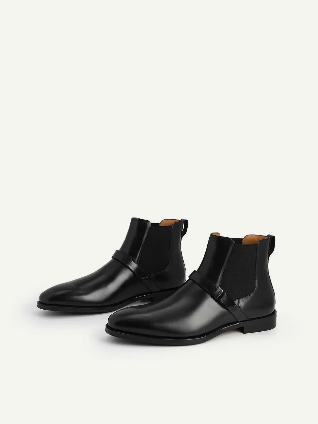 Leather Strapped Boots