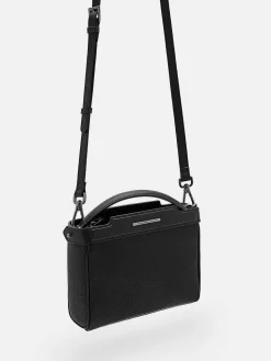 Leather Structured Sling Bag