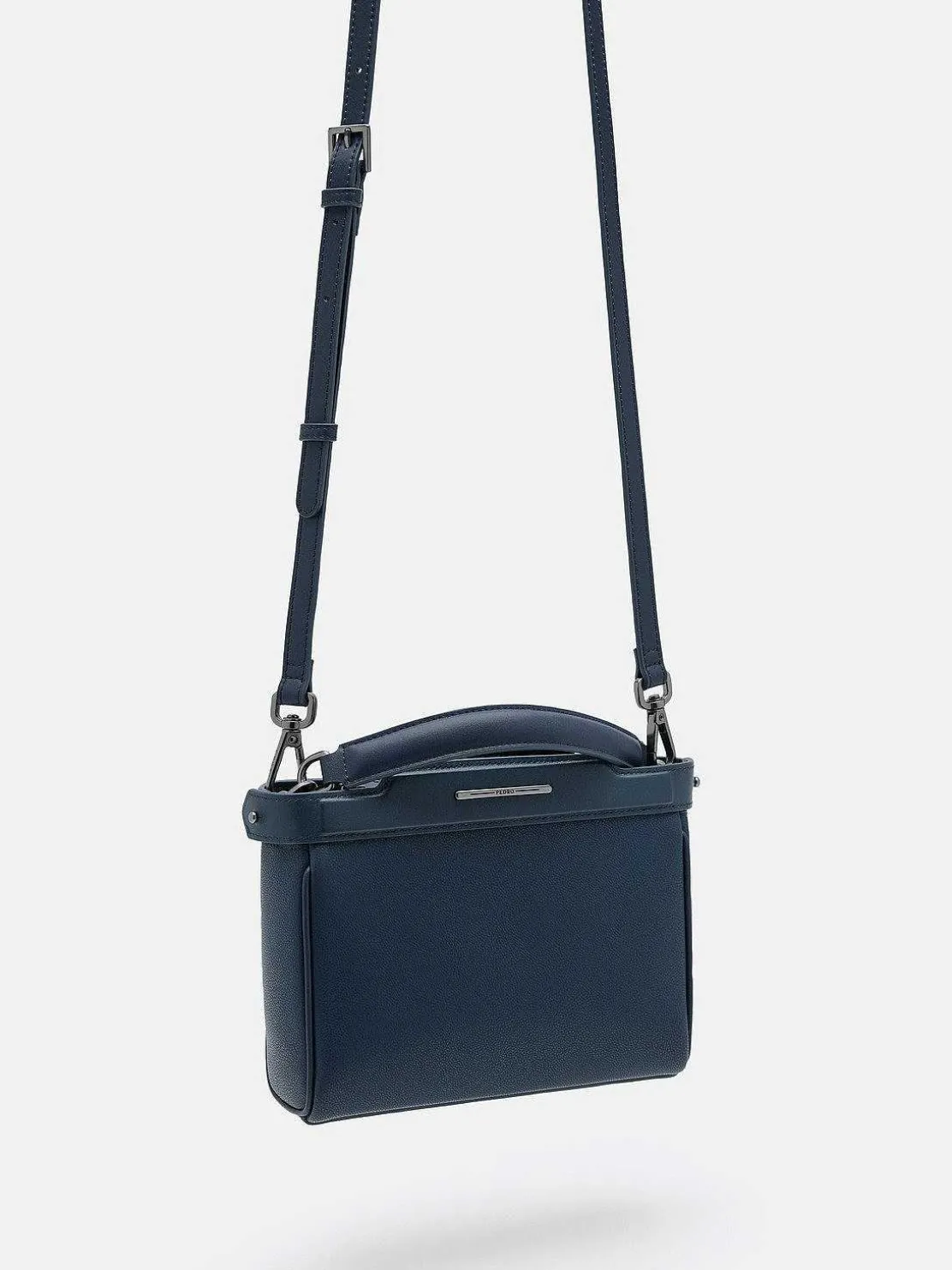 Leather Structured Sling Bag