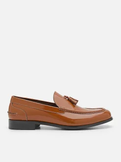 Leather Tassel Loafers