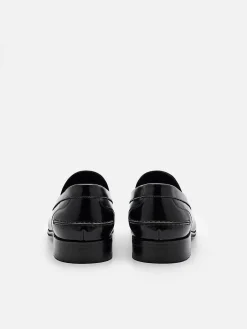 Leather Tassel Loafers