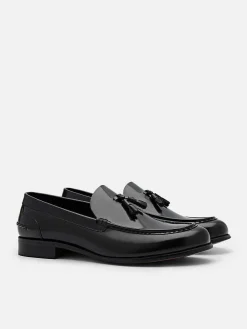 Leather Tassel Loafers