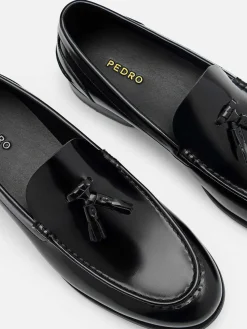Leather Tassel Loafers